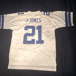 Julius Jones LG Reebok Cowboys away Jersey